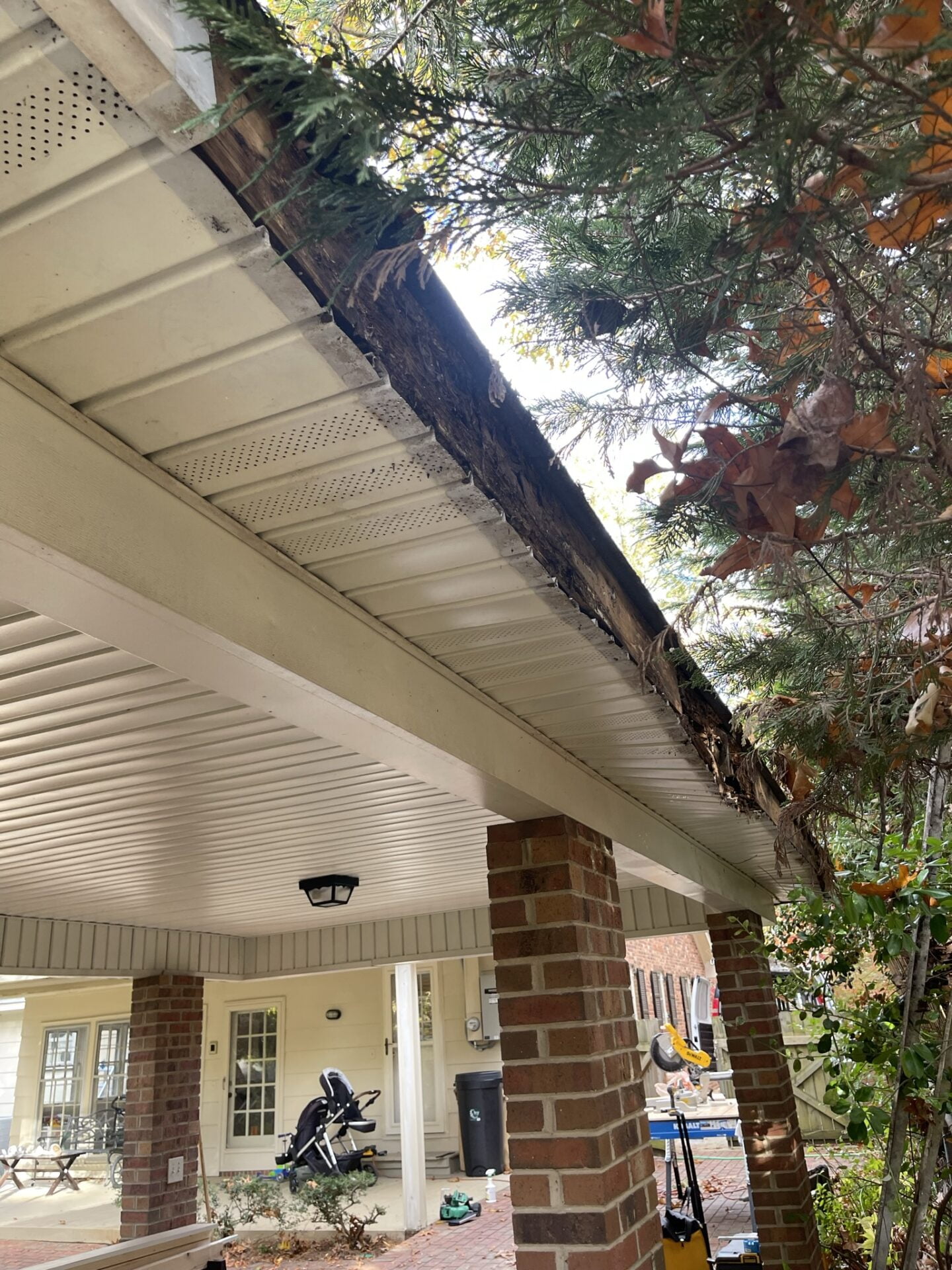 replace the facia and soffit
